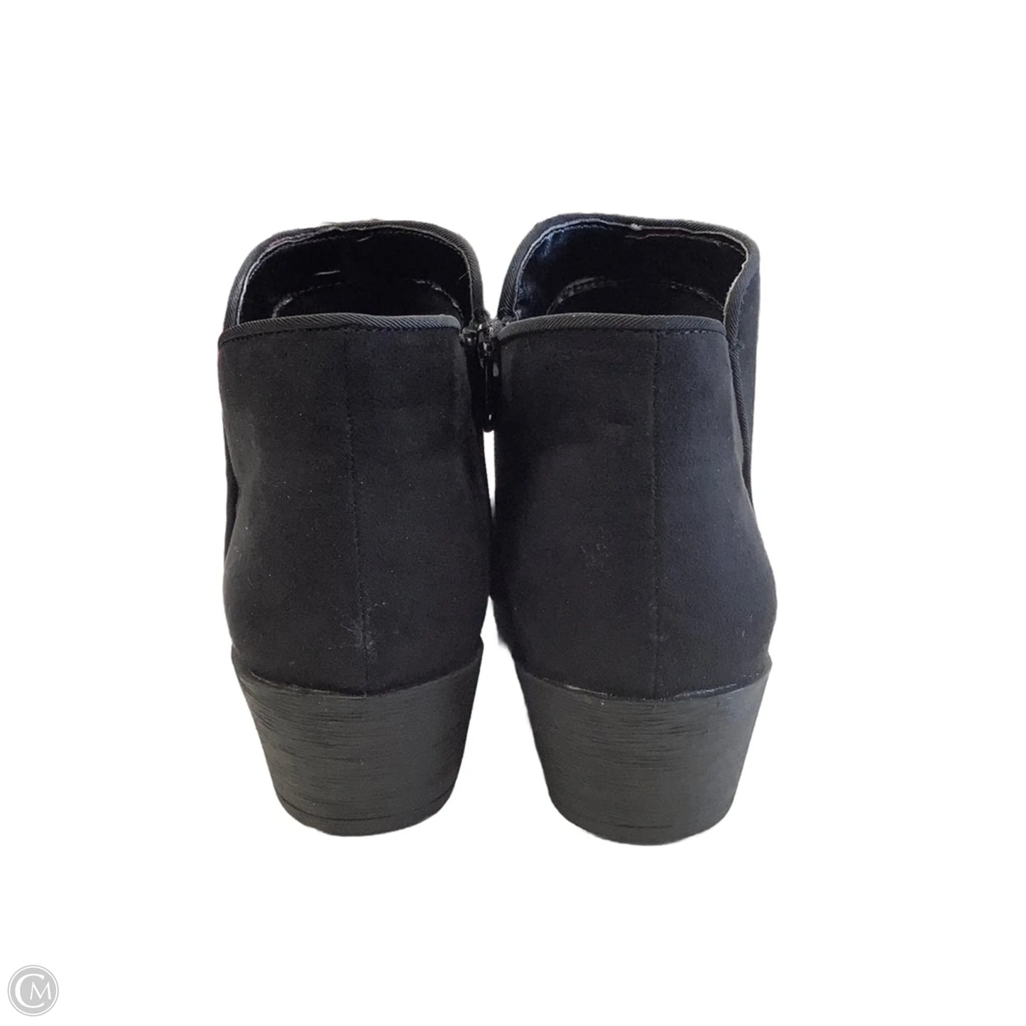 Boots Ankle Flats By Simply Vera In Black, Size: 8.5