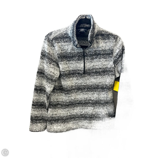 Sweatshirt Collar By Lands End In Grey, Size: S