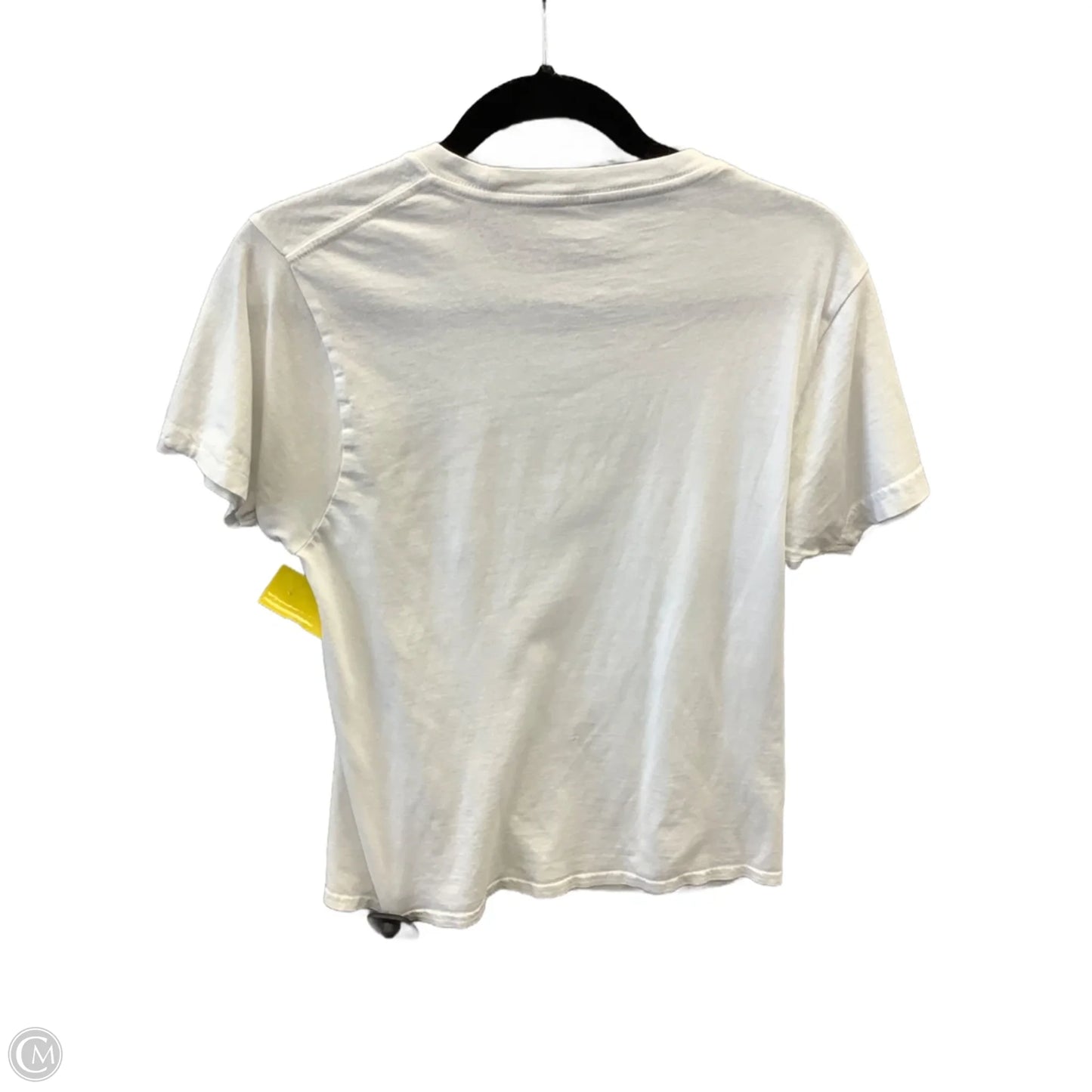 Top Short Sleeve By Clothes Mentor In White, Size: S