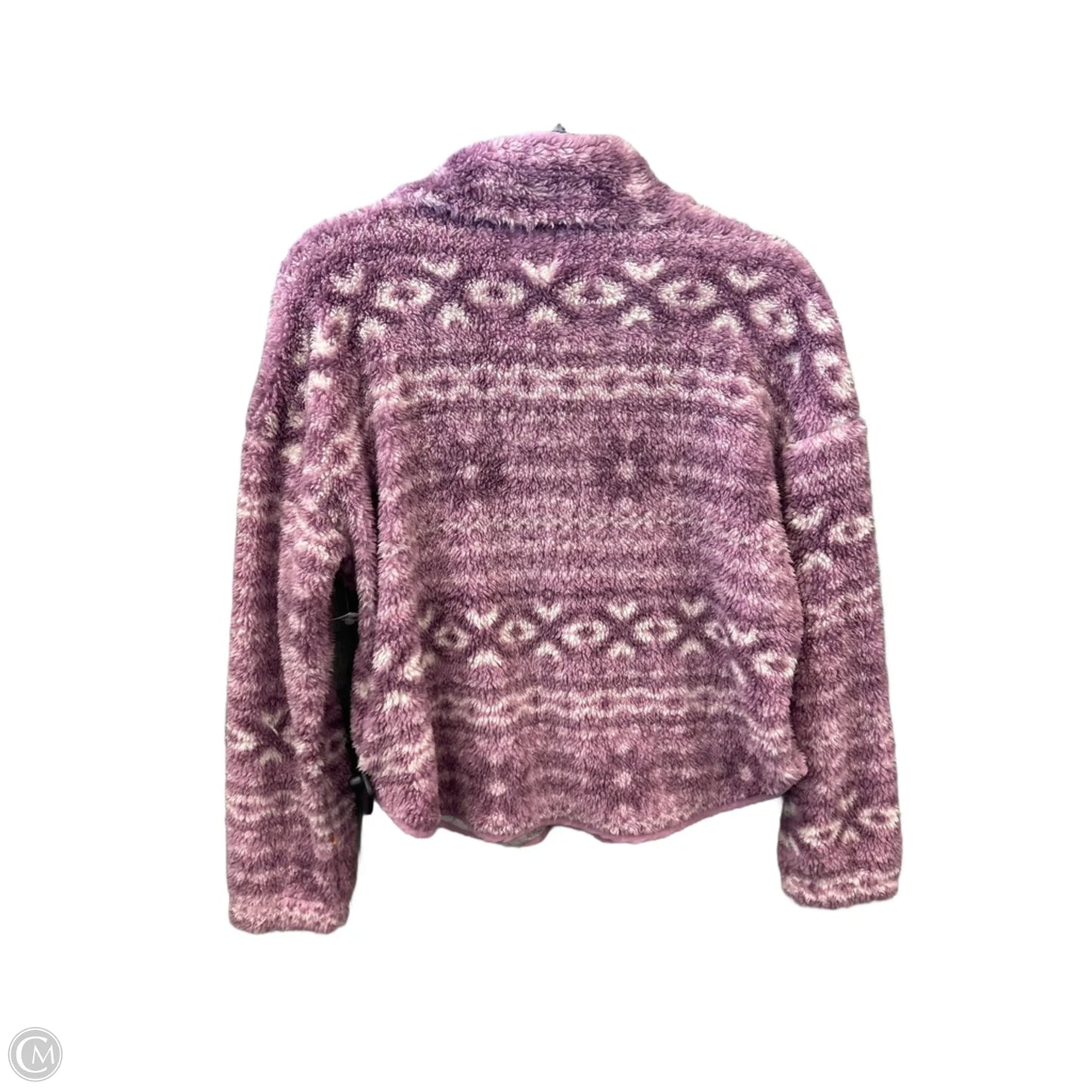 Jacket Faux Fur & Sherpa By Hippie Rose In Purple, Size: M