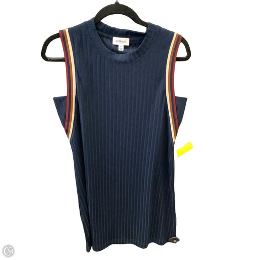 Dress Casual Midi By Evereve In Navy, Size: M