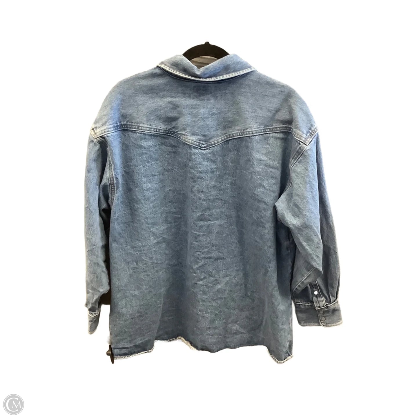 Jacket Denim By Levis In Blue Denim, Size: 1x