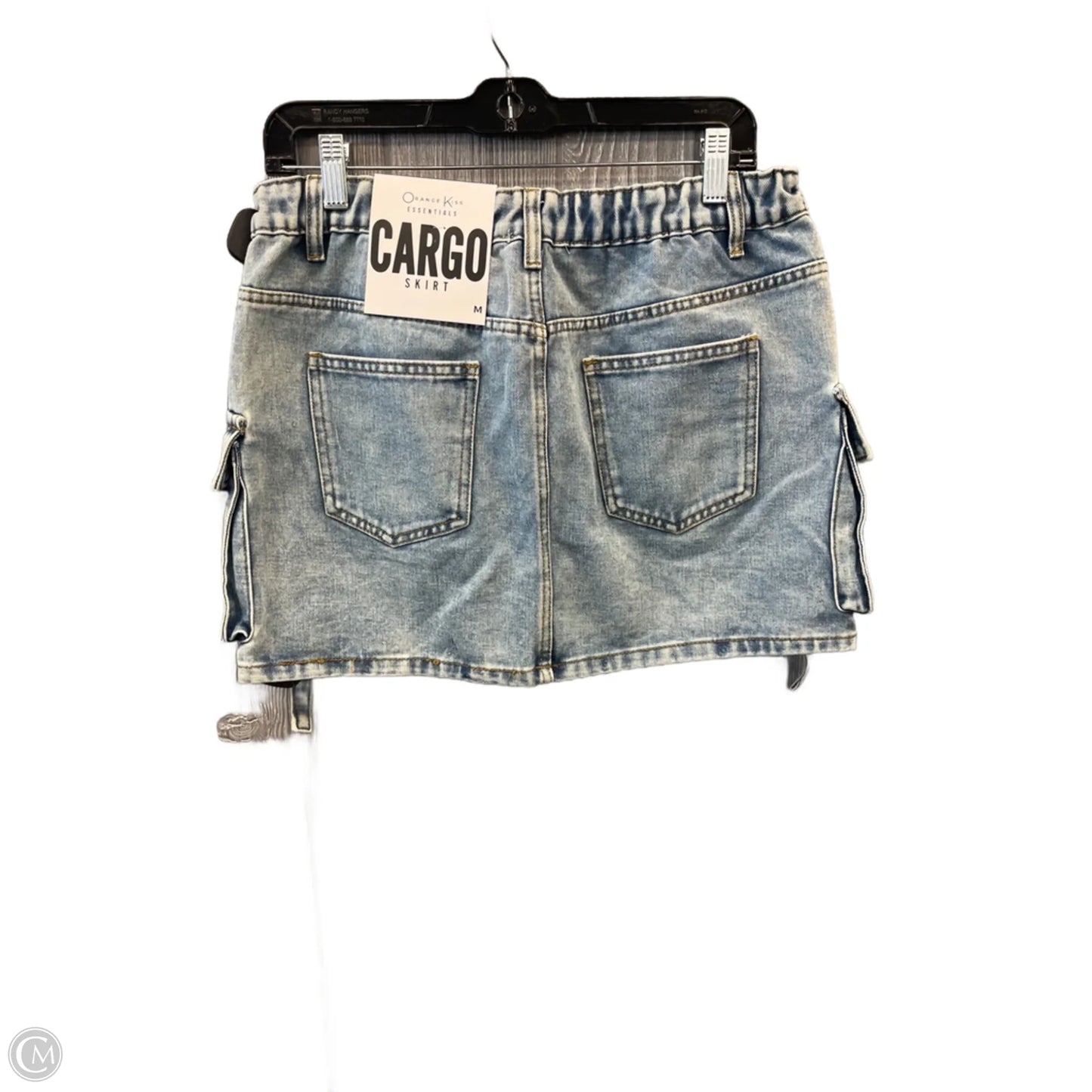 Skirt Mini & Short By Clothes Mentor In Blue Denim, Size: M