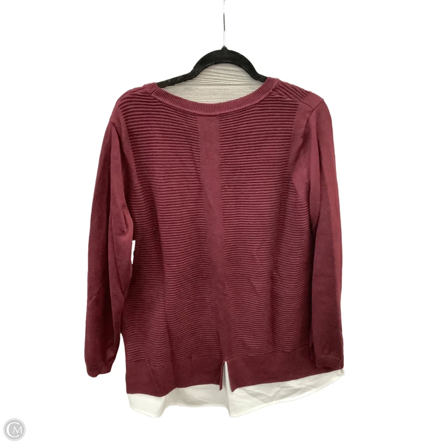 Sweater By Clothes Mentor In Red, Size: Xxl