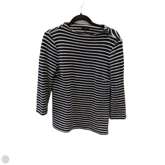 Sweater By Talbots In Striped Pattern, Size: M