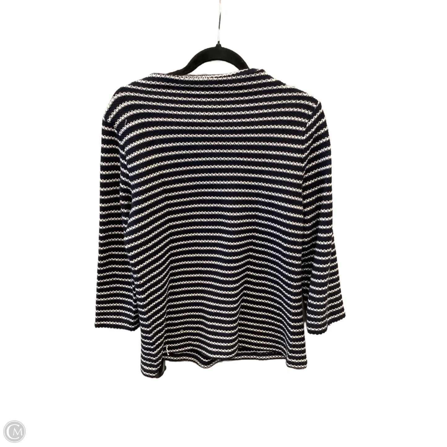 Sweater By Talbots In Striped Pattern, Size: M