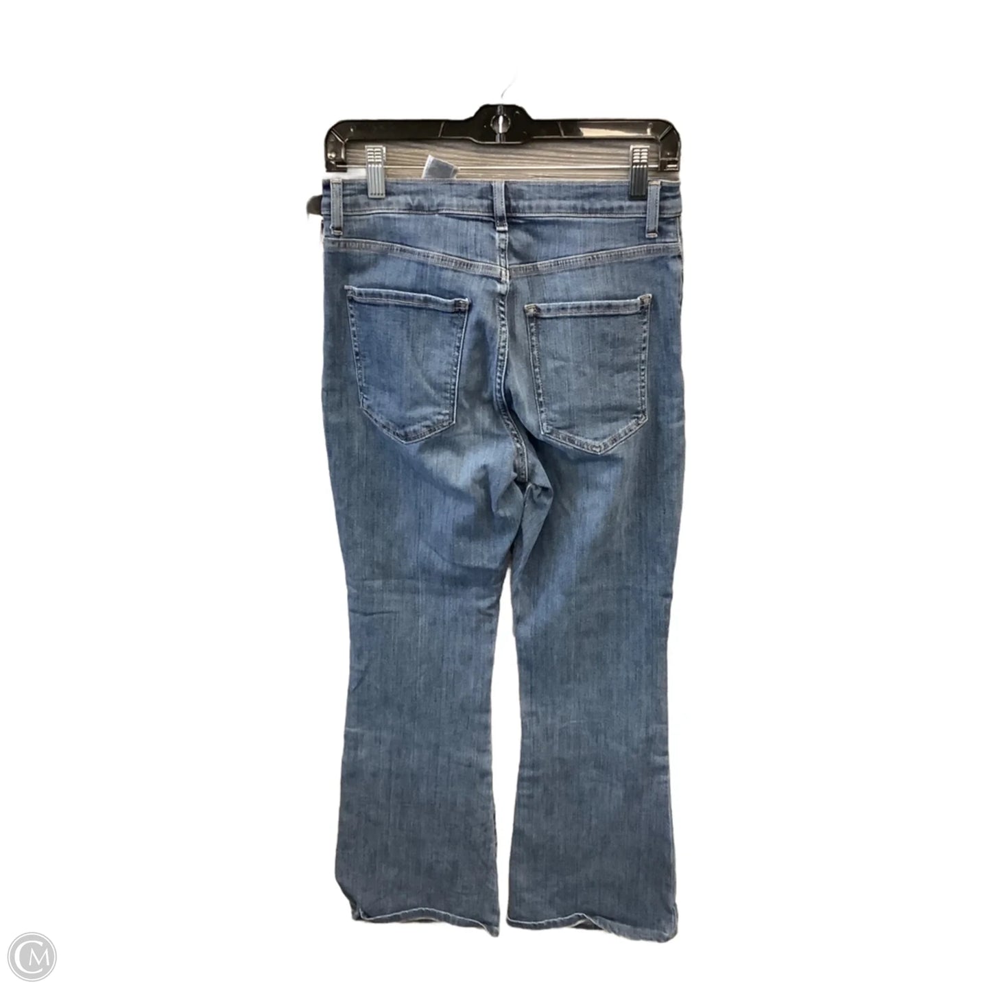 Jeans Flared By Banana Republic In Blue Denim, Size: 6