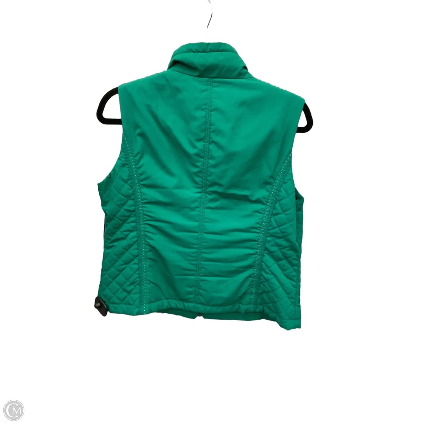 Vest Puffer & Quilted By Coldwater Creek In Green, Size: Mp