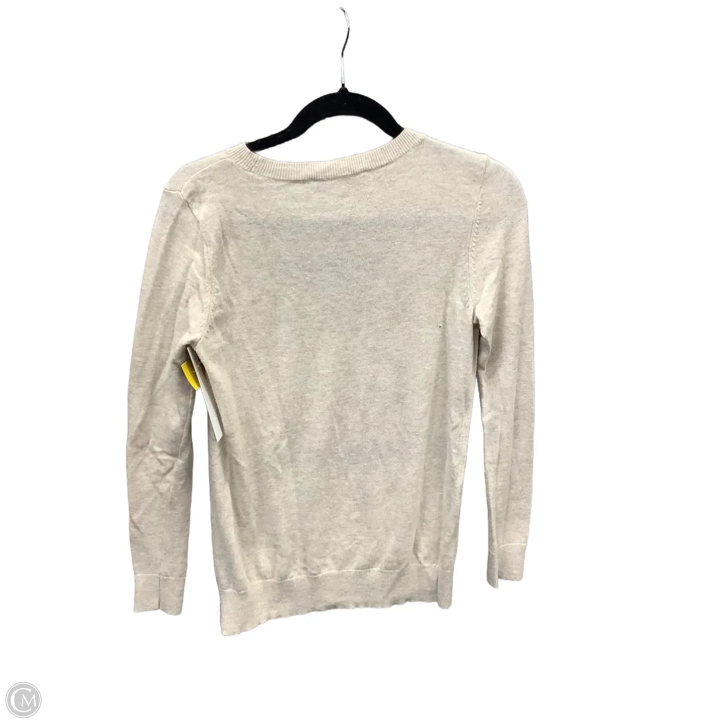 Top Long Sleeve By Loft In Cream, Size: Mp