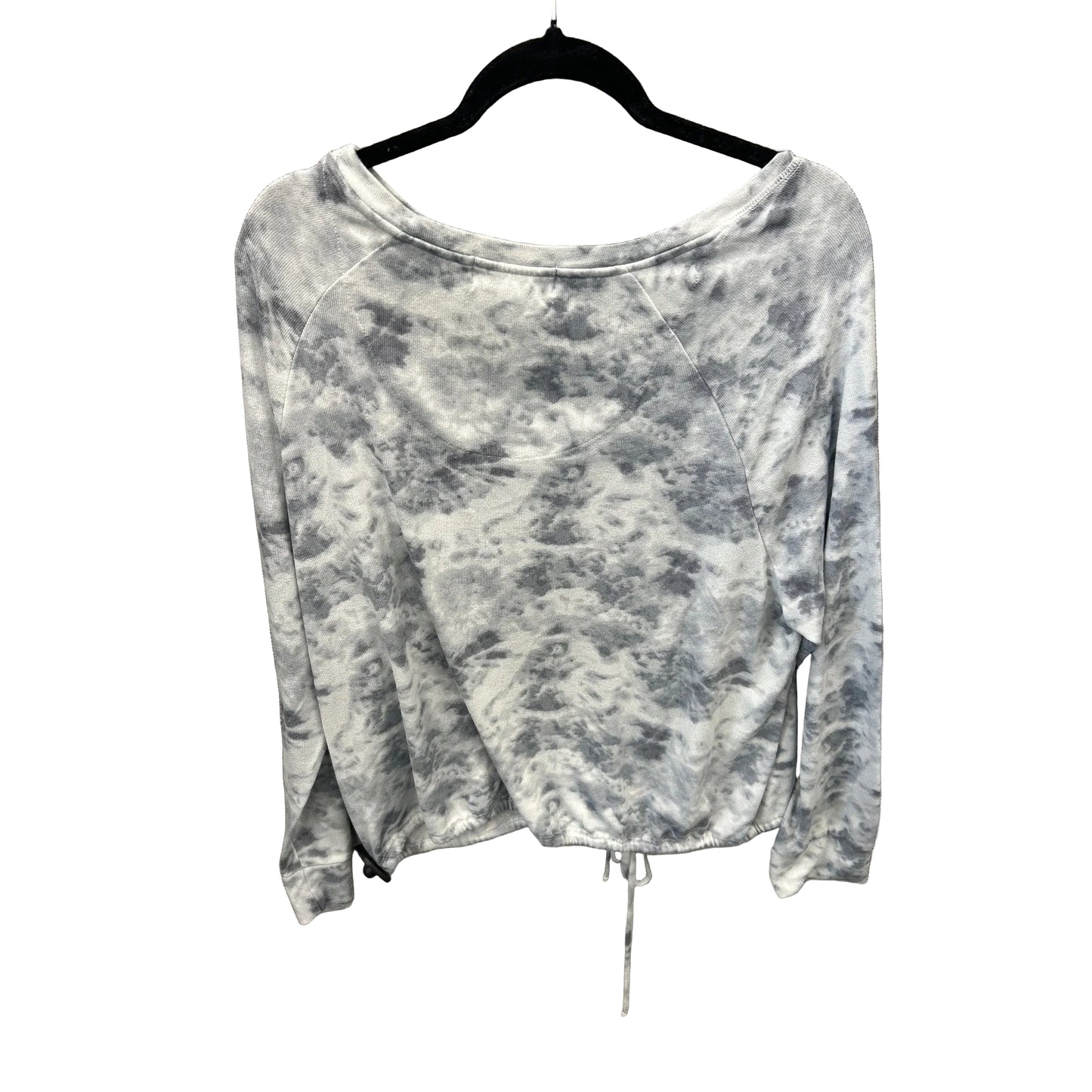Top Long Sleeve By Clothes Mentor In Grey, Size: 1x