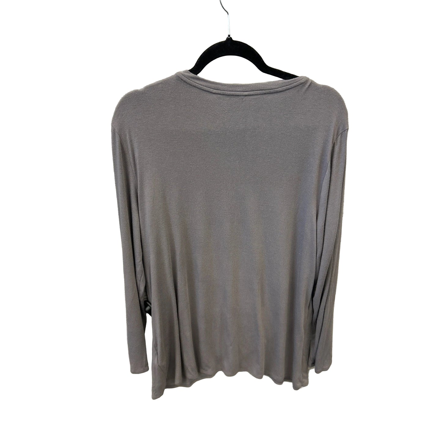 Top Long Sleeve By Banana Republic In Grey, Size: Xl