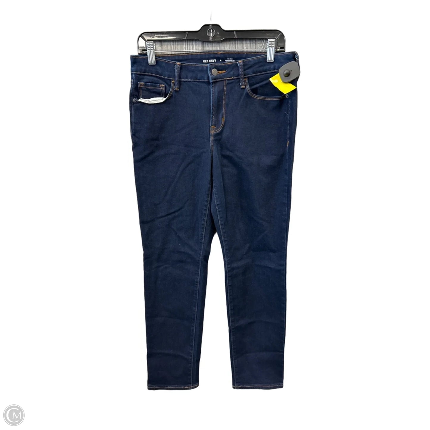 Jeans Straight By Old Navy In Blue Denim, Size: 8