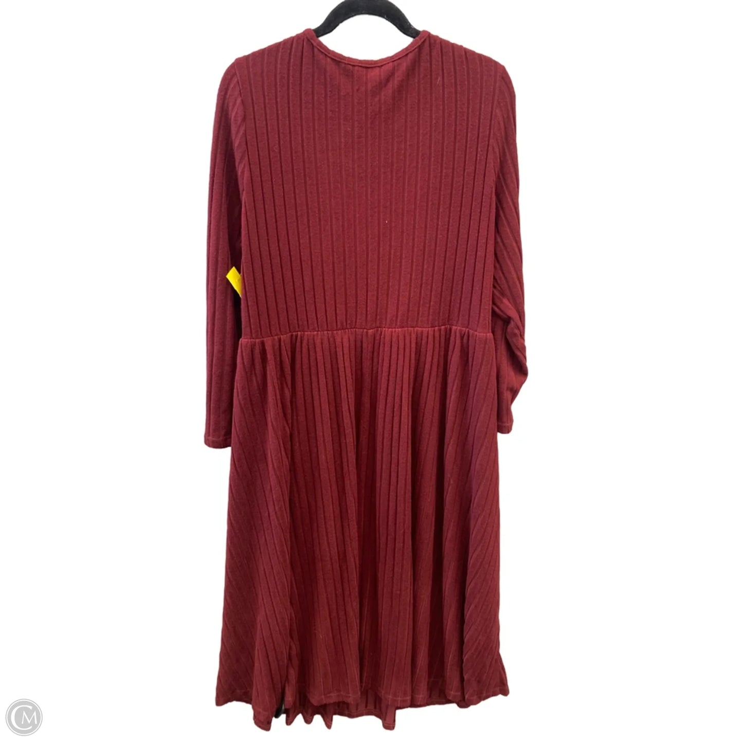 Dress Casual Midi By Bloomchic In Red, Size: 1x