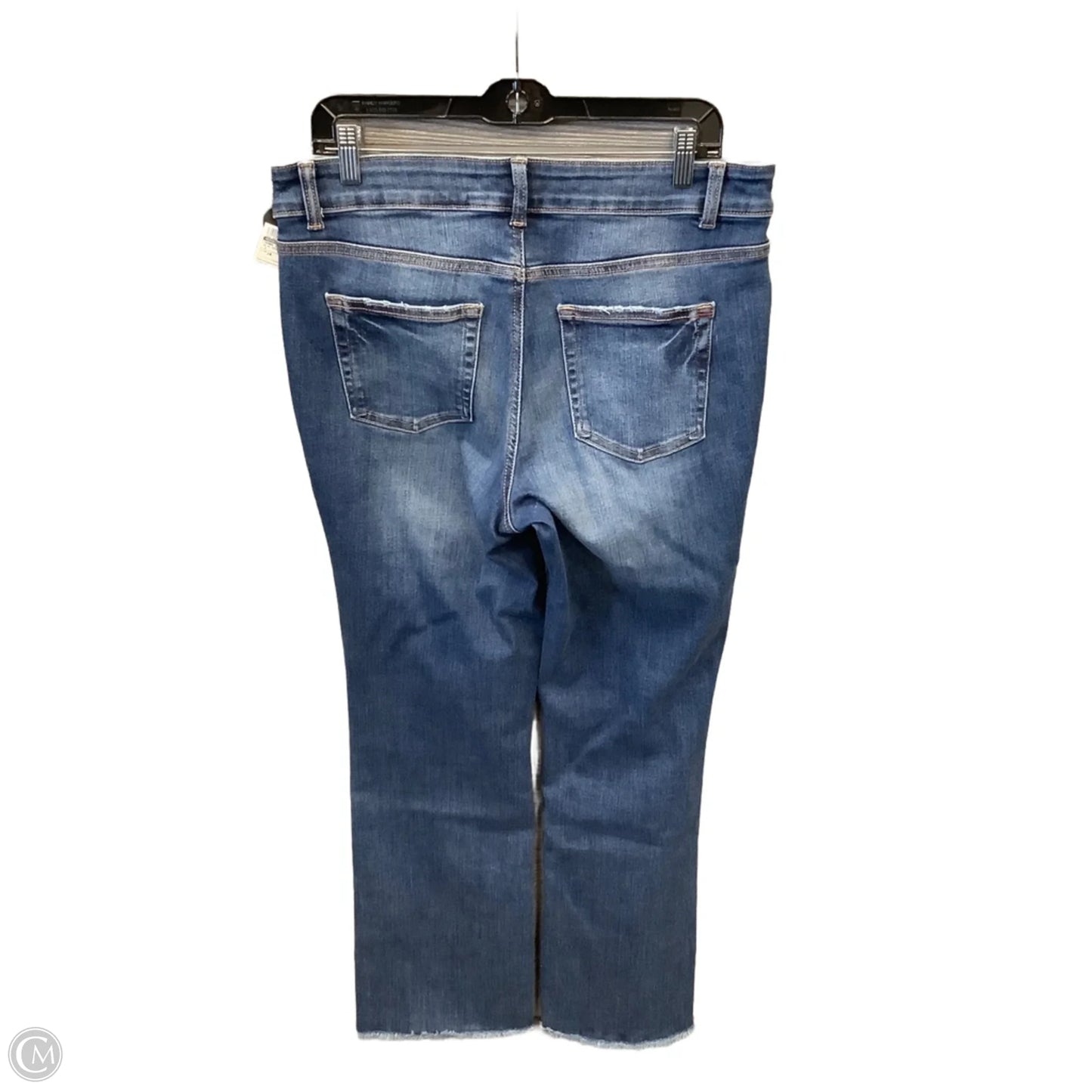 Jeans Straight By Edgely In Blue Denim, Size: 14