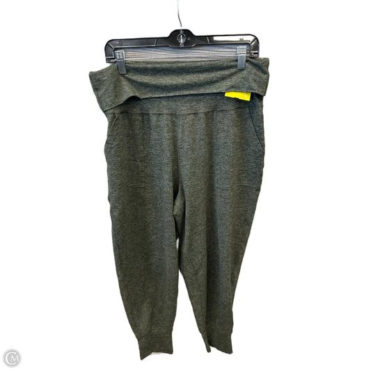 Athletic Leggings By Aerie In Green, Size: L