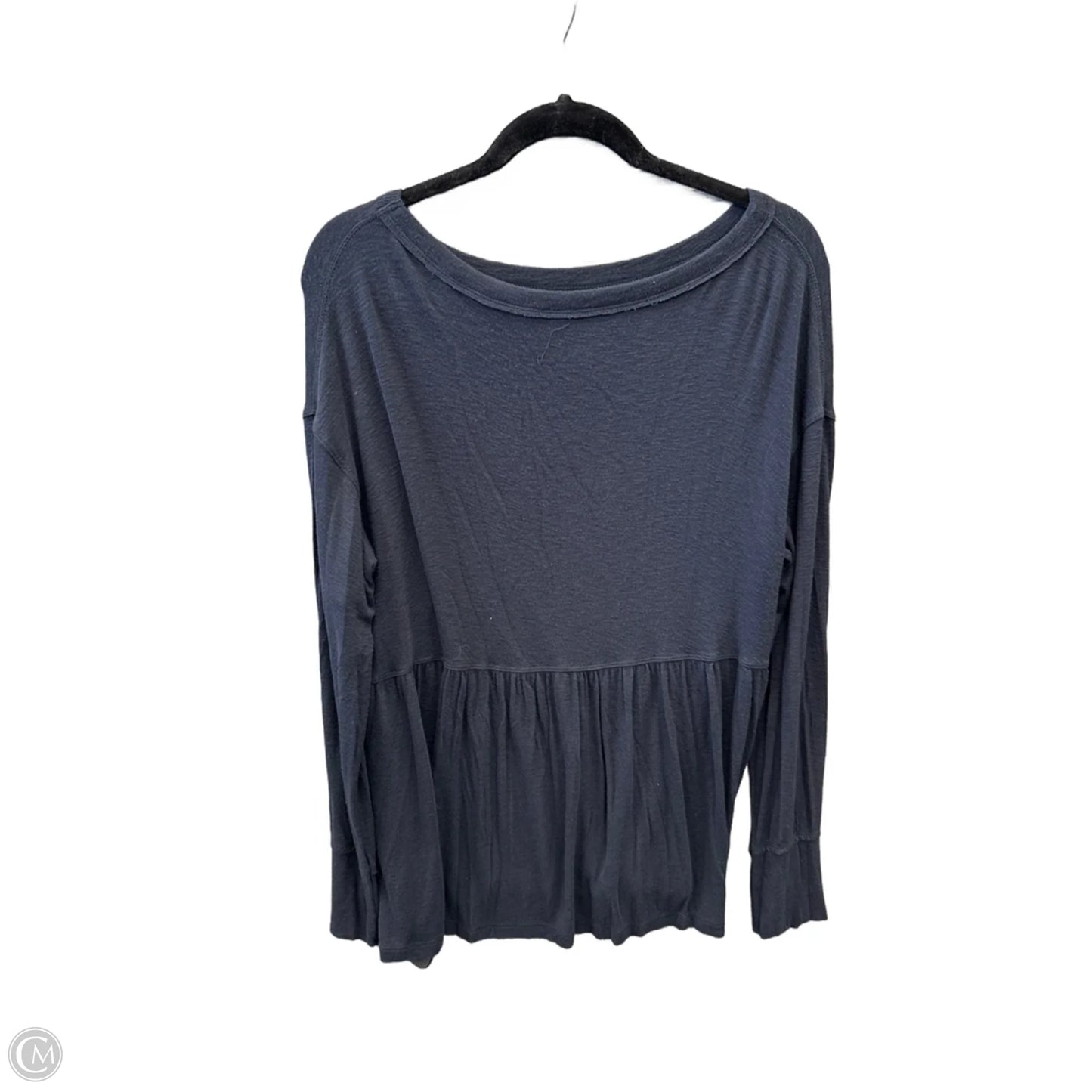 Top Long Sleeve By American Eagle In Grey, Size: M