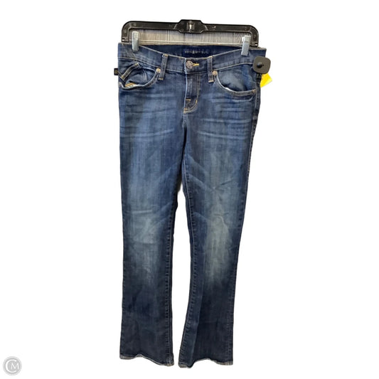 Jeans Straight By Rock And Republic In Blue Denim, Size: 6