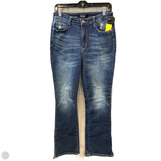 Jeans Straight By Judy Blue In Blue Denim, Size: 8