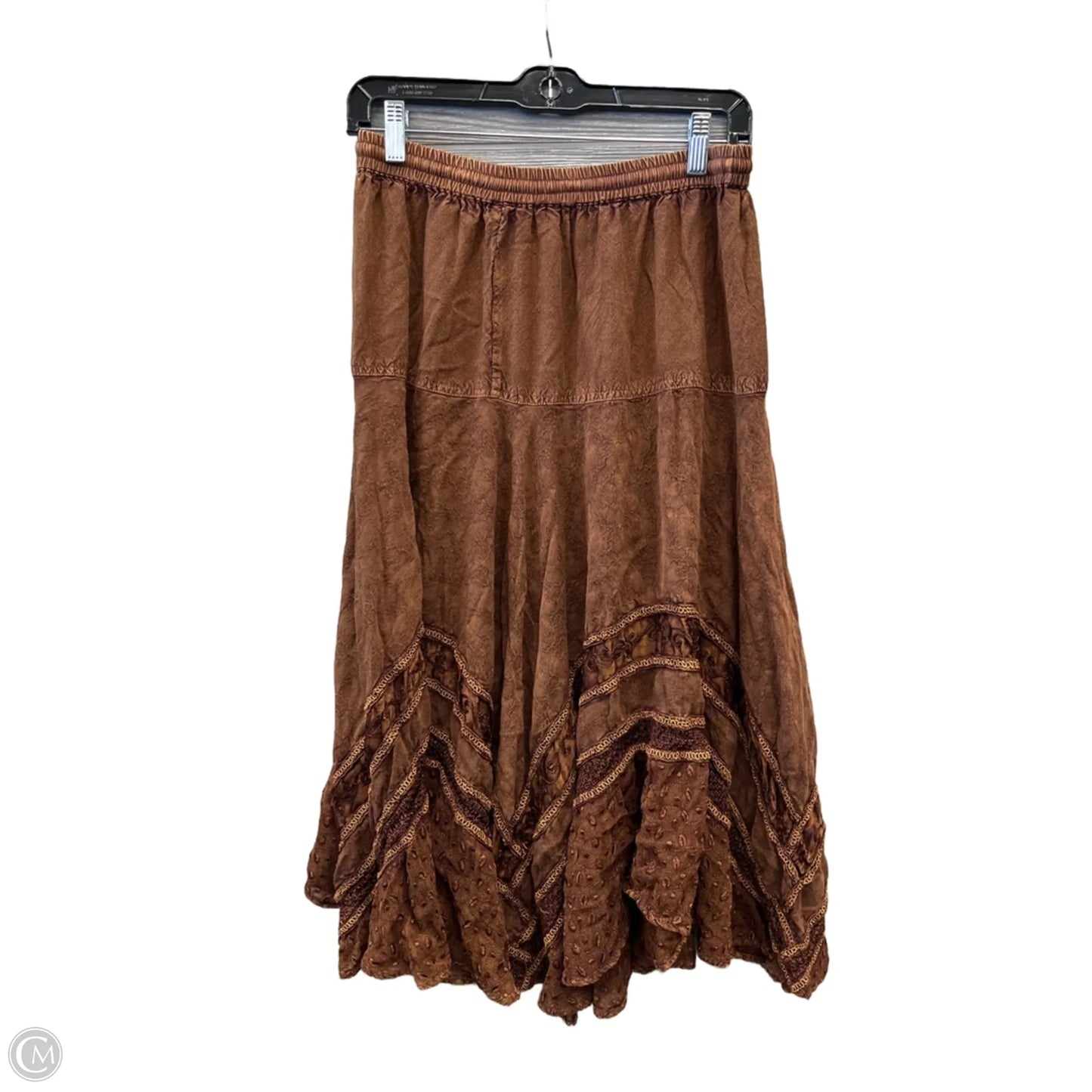 Skirt Maxi By Clothes Mentor In Brown, Size: Osfm
