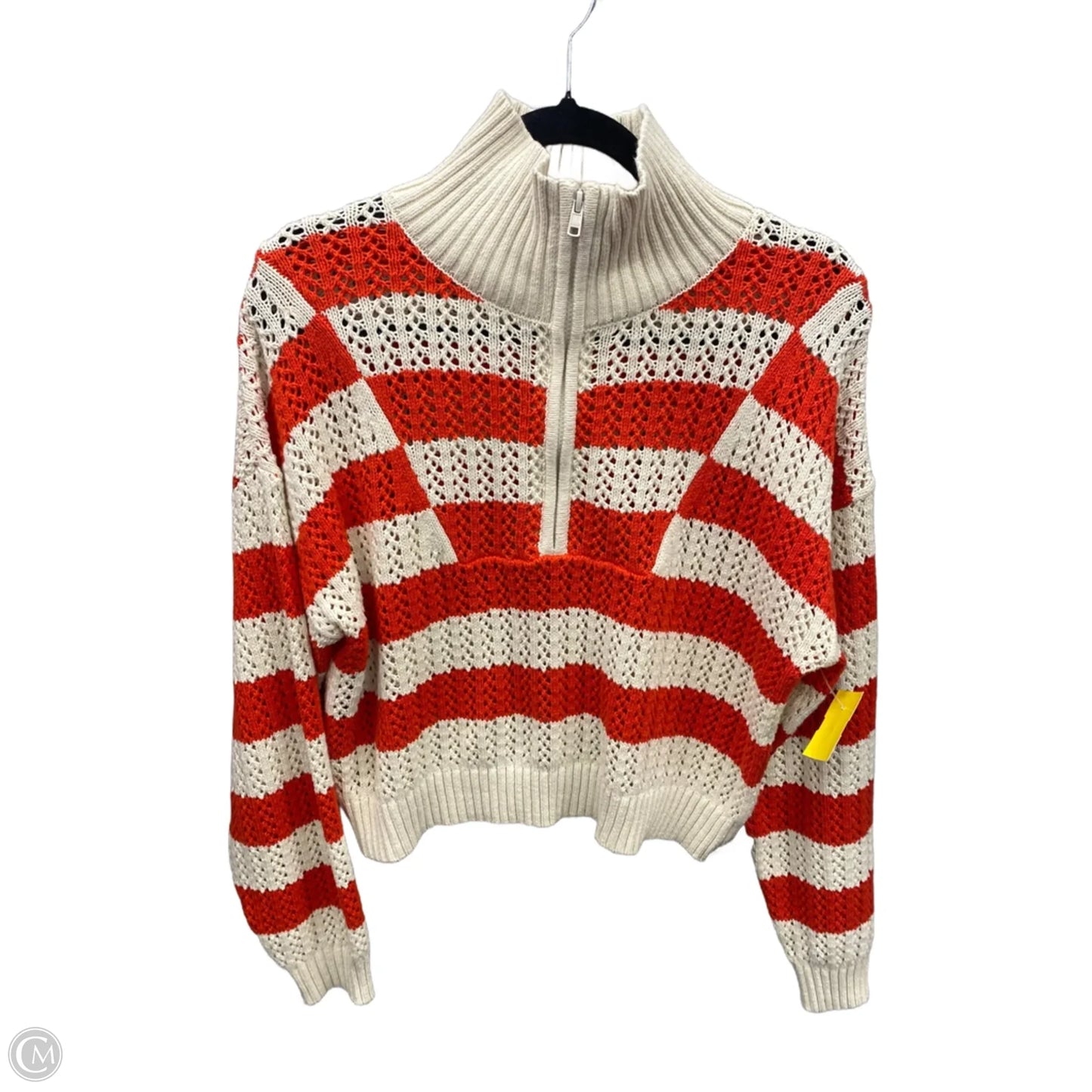 Sweater By A New Day In Striped Pattern, Size: M
