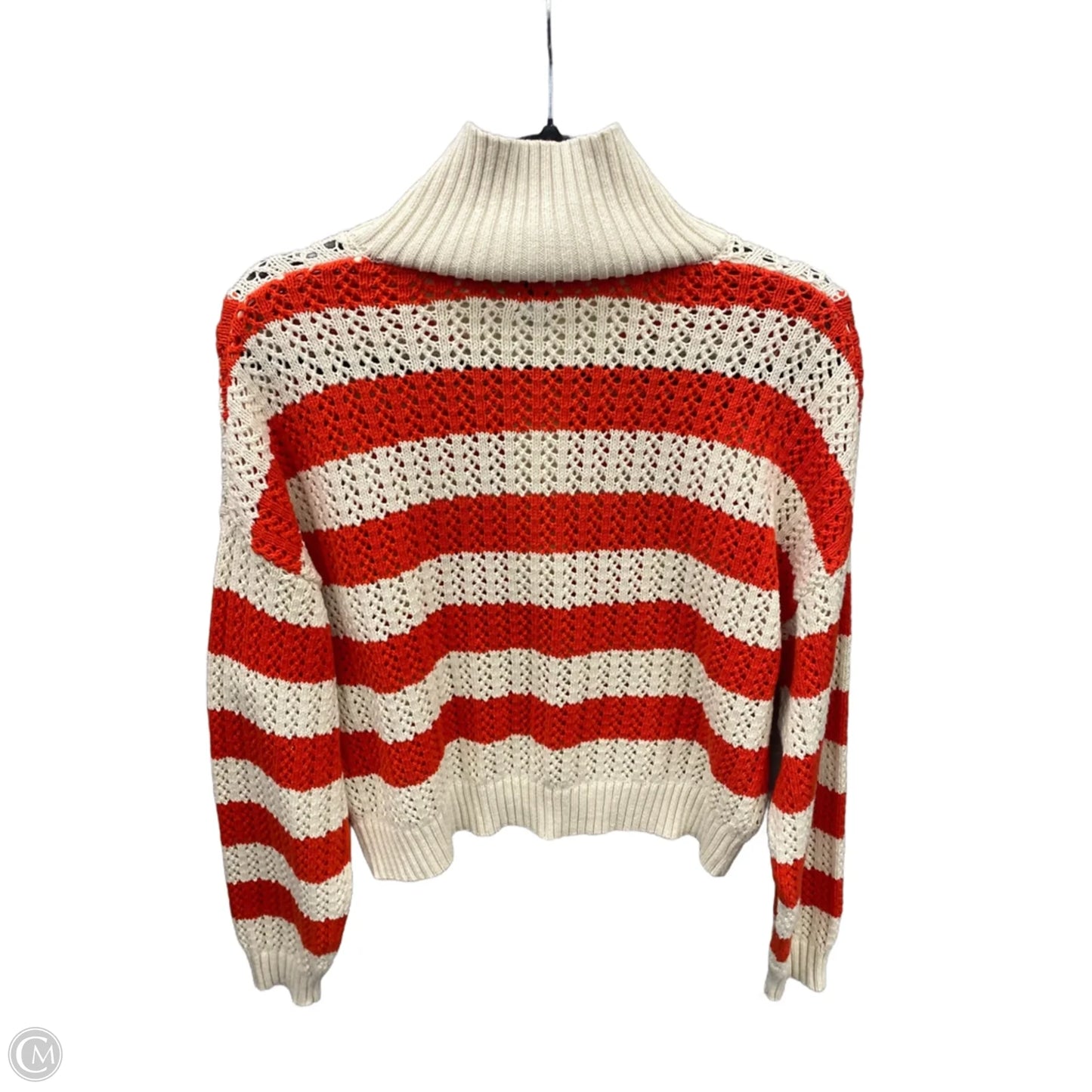 Sweater By A New Day In Striped Pattern, Size: M