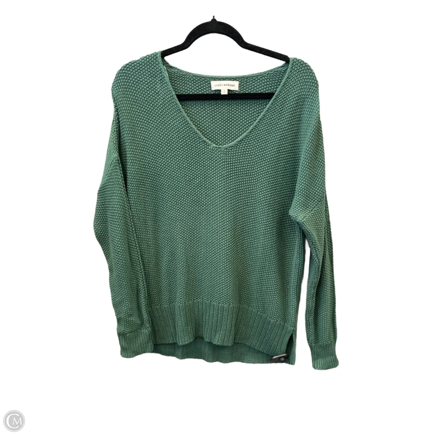 Sweater By Lucky Brand In Green, Size: S
