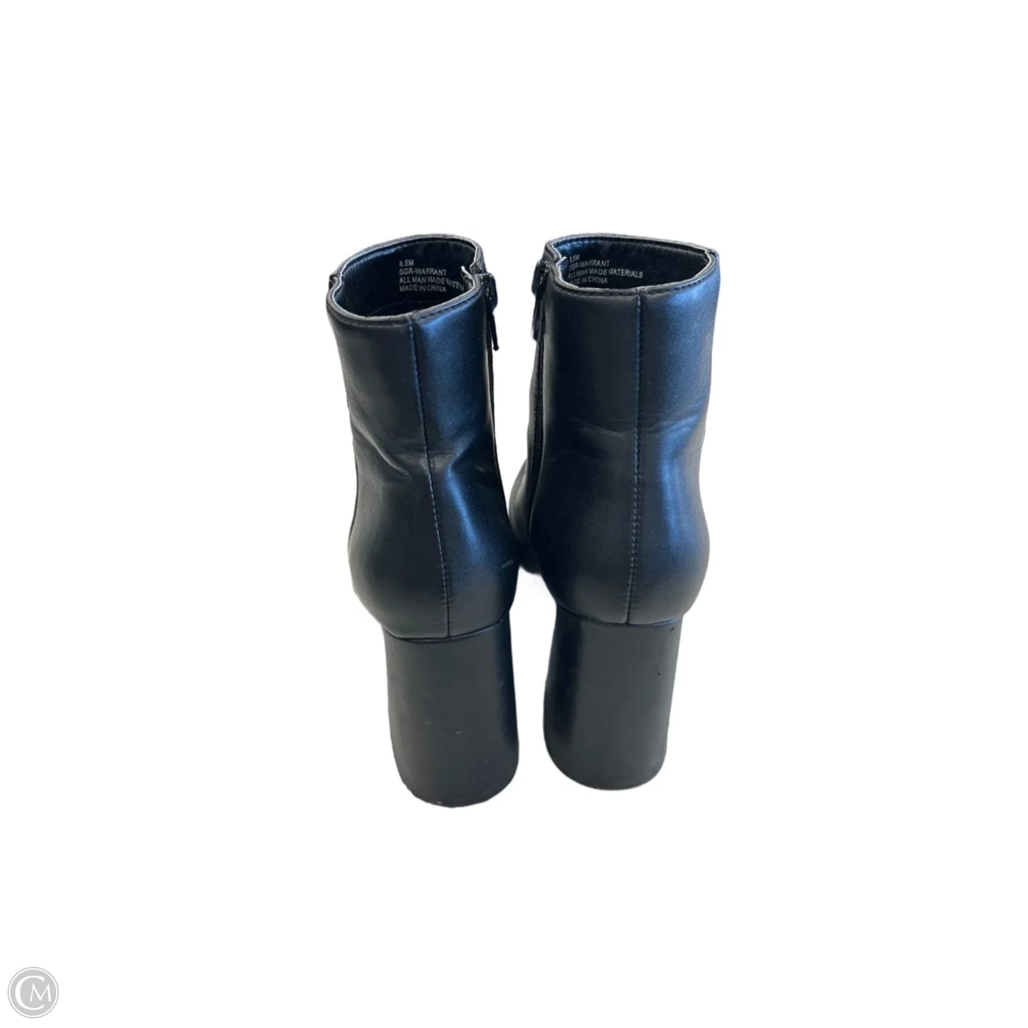 Boots Ankle Heels By Sugar In Black, Size: 6.5