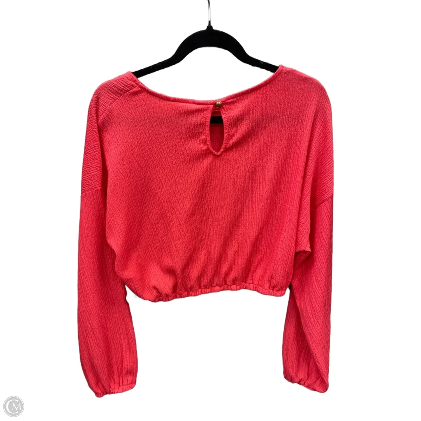 Top Long Sleeve By 143 Story In Pink, Size: L