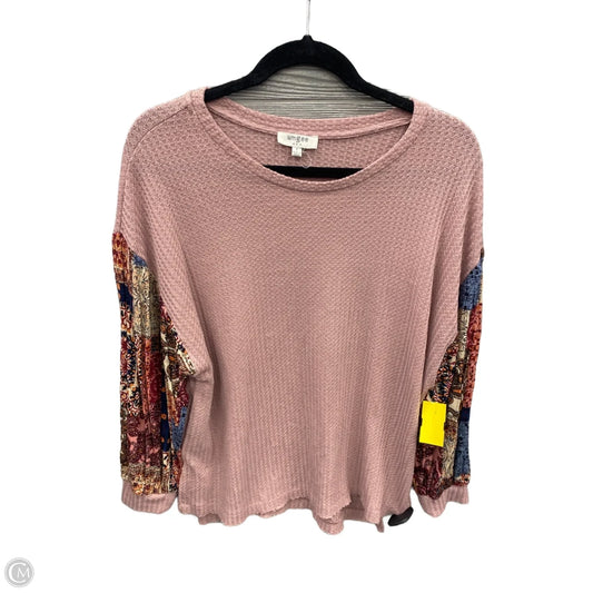 Top Long Sleeve By Umgee In Pink, Size: S