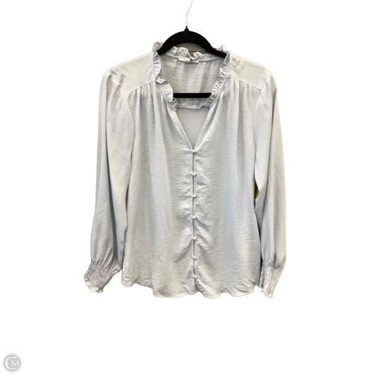 Top Long Sleeve By Maurices In Blue, Size: L