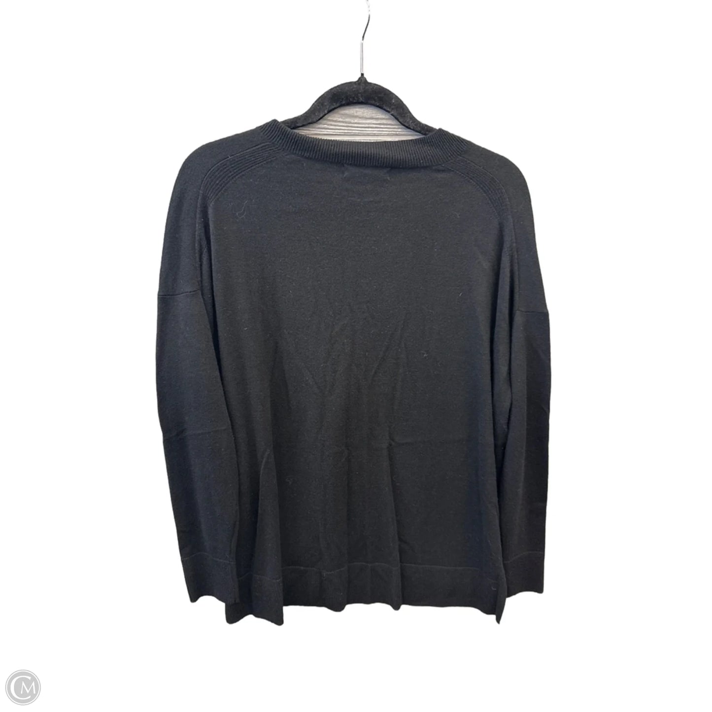 Top Long Sleeve By Chelsea 28 In Black, Size: S