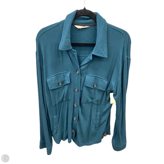 Top Long Sleeve By Clothes Mentor In Green, Size: M