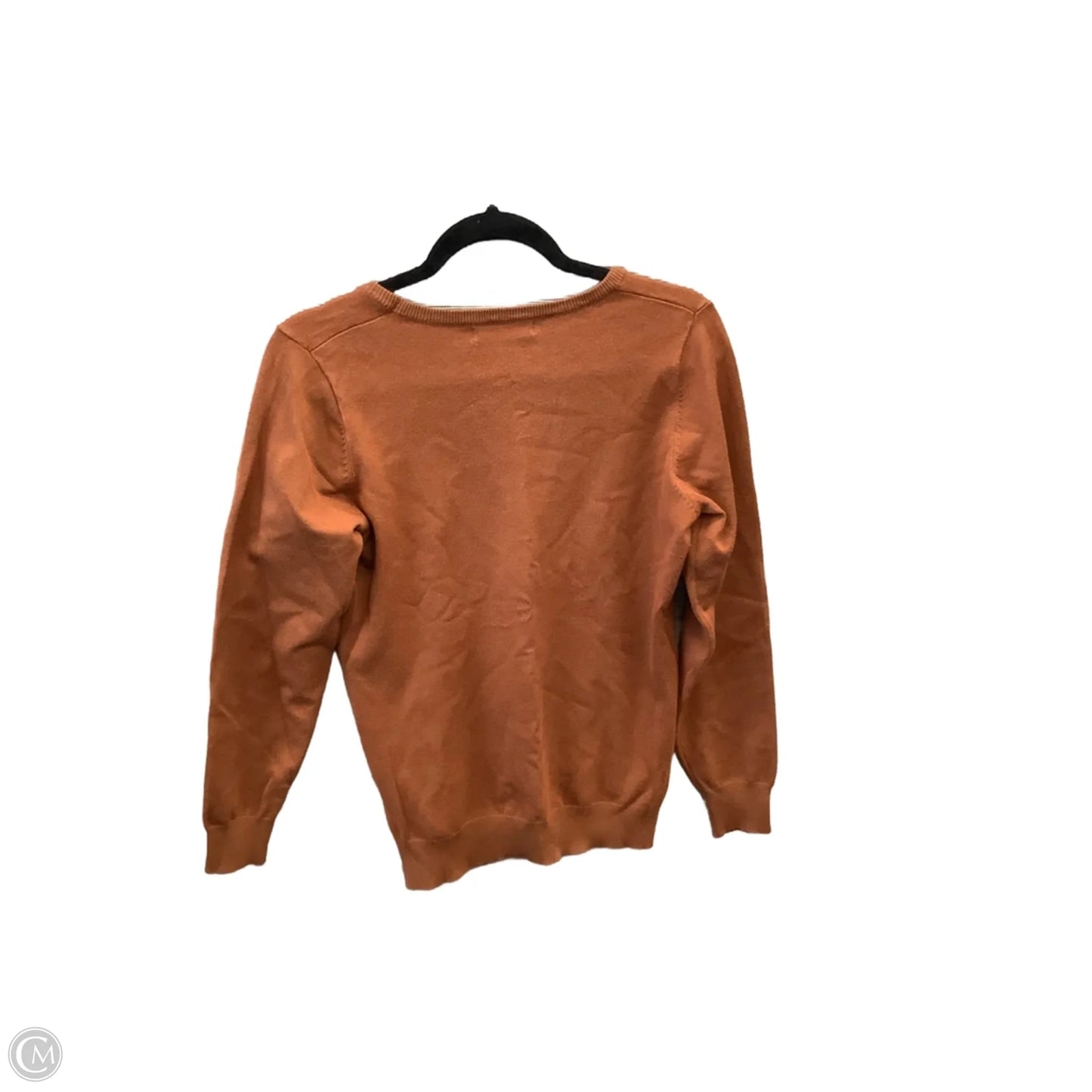 Top Long Sleeve Basic By Clothes Mentor In Brown, Size: Xl