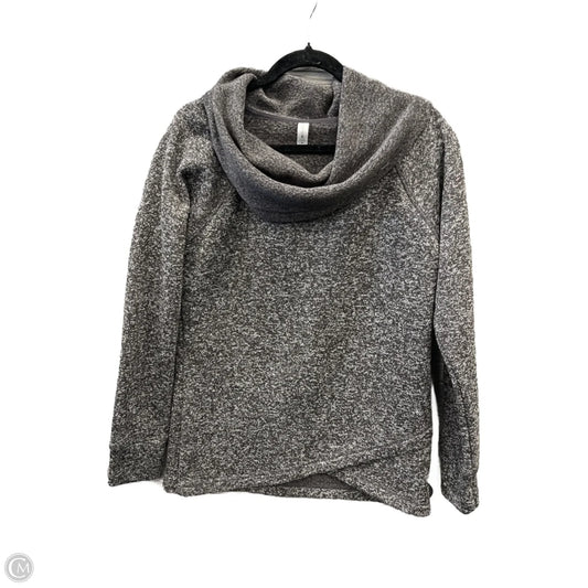 Athletic Sweatshirt Collar By Ideology In Grey, Size: M