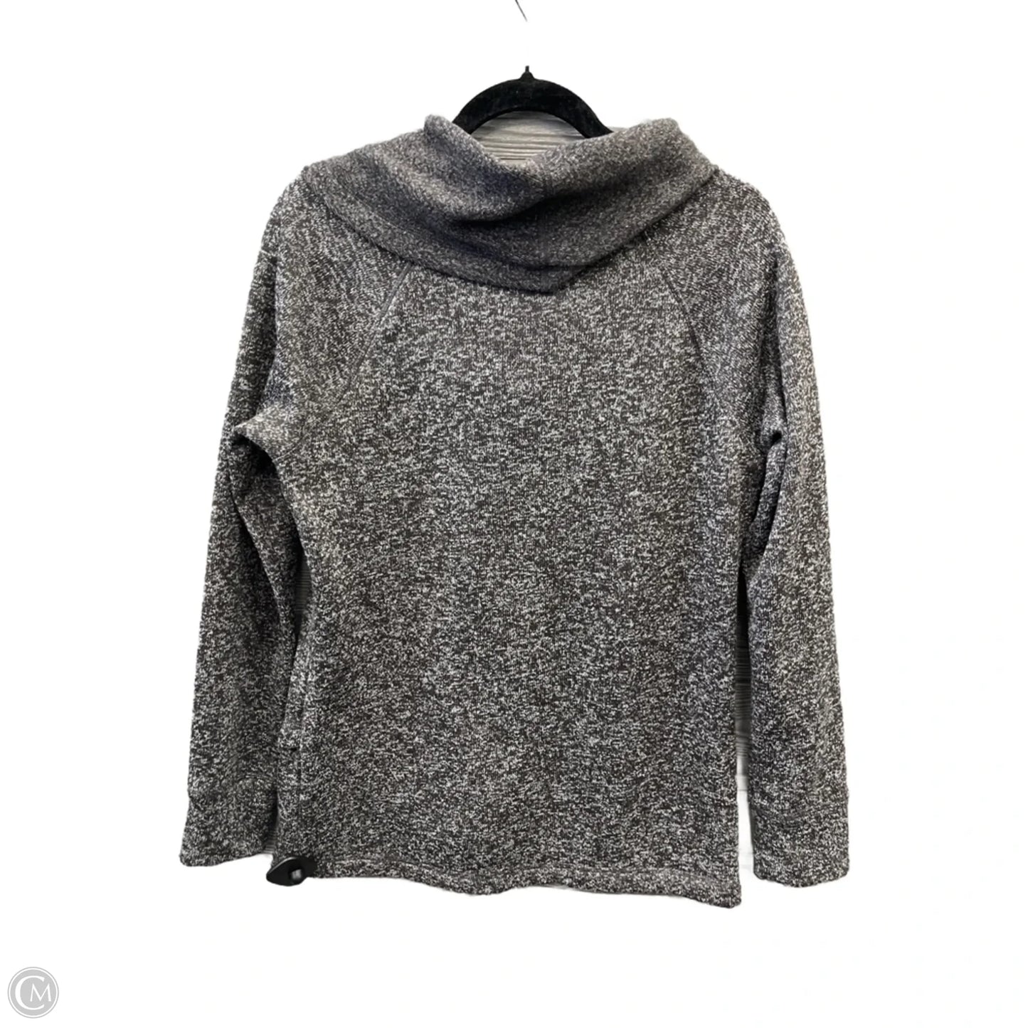 Athletic Sweatshirt Collar By Ideology In Grey, Size: M