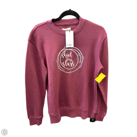 Sweatshirt Crewneck By Clothes Mentor In Purple, Size: S