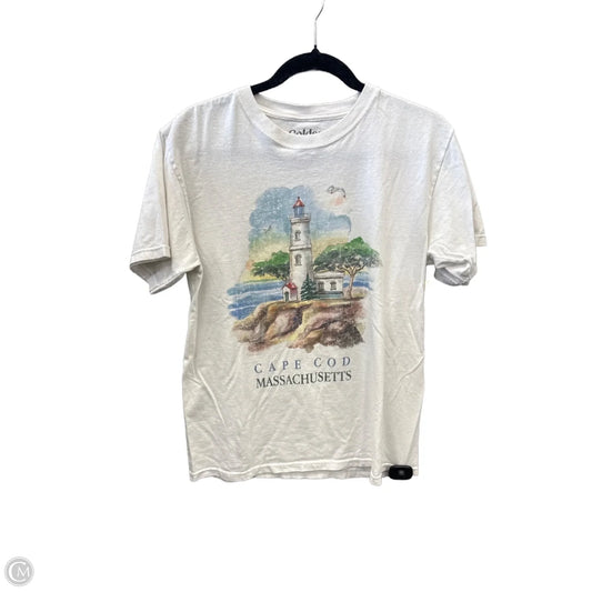Top Short Sleeve By Clothes Mentor In White, Size: Xs