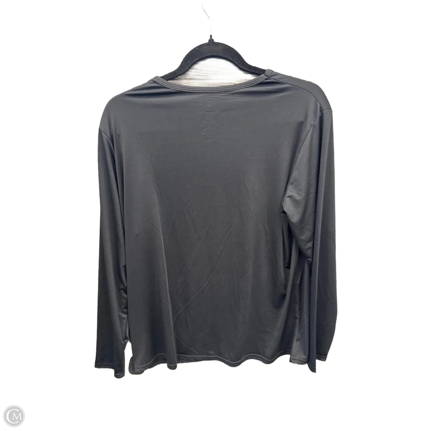 Top Long Sleeve Basic By Clothes Mentor In Black, Size: 2x