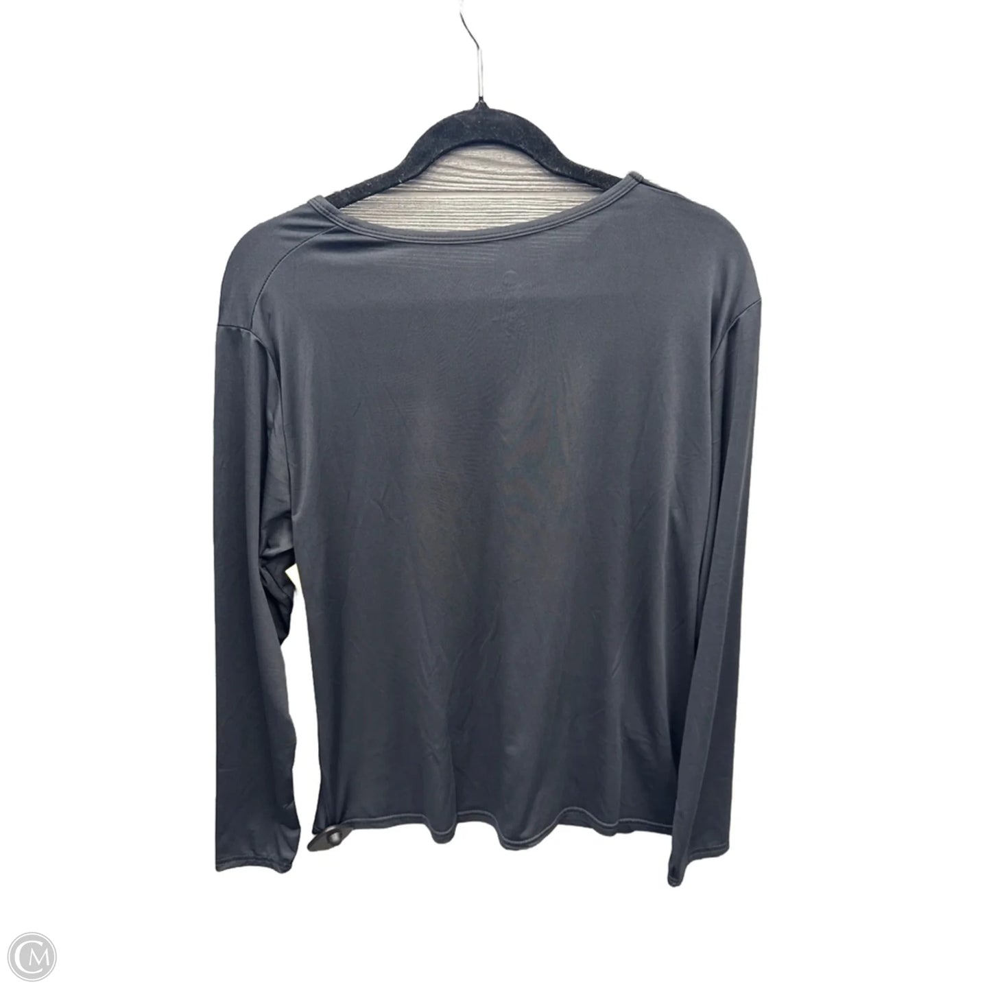 Top Long Sleeve Basic By Clothes Mentor In Grey, Size: 2x