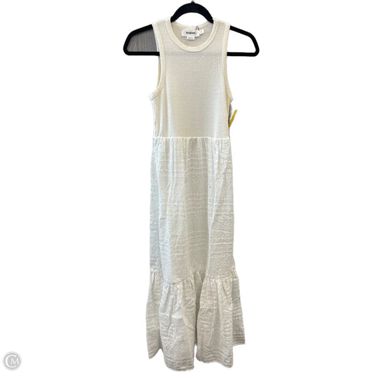 Dress Casual Maxi By Desigual In White, Size: S