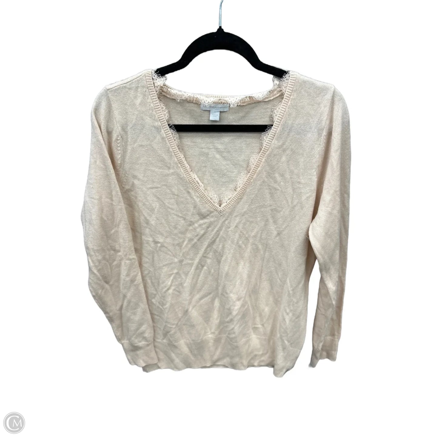 Top Long Sleeve By New York And Co In Pink, Size: L