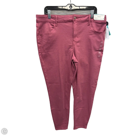 Jeans Jeggings By Maurices In Pink, Size: 14