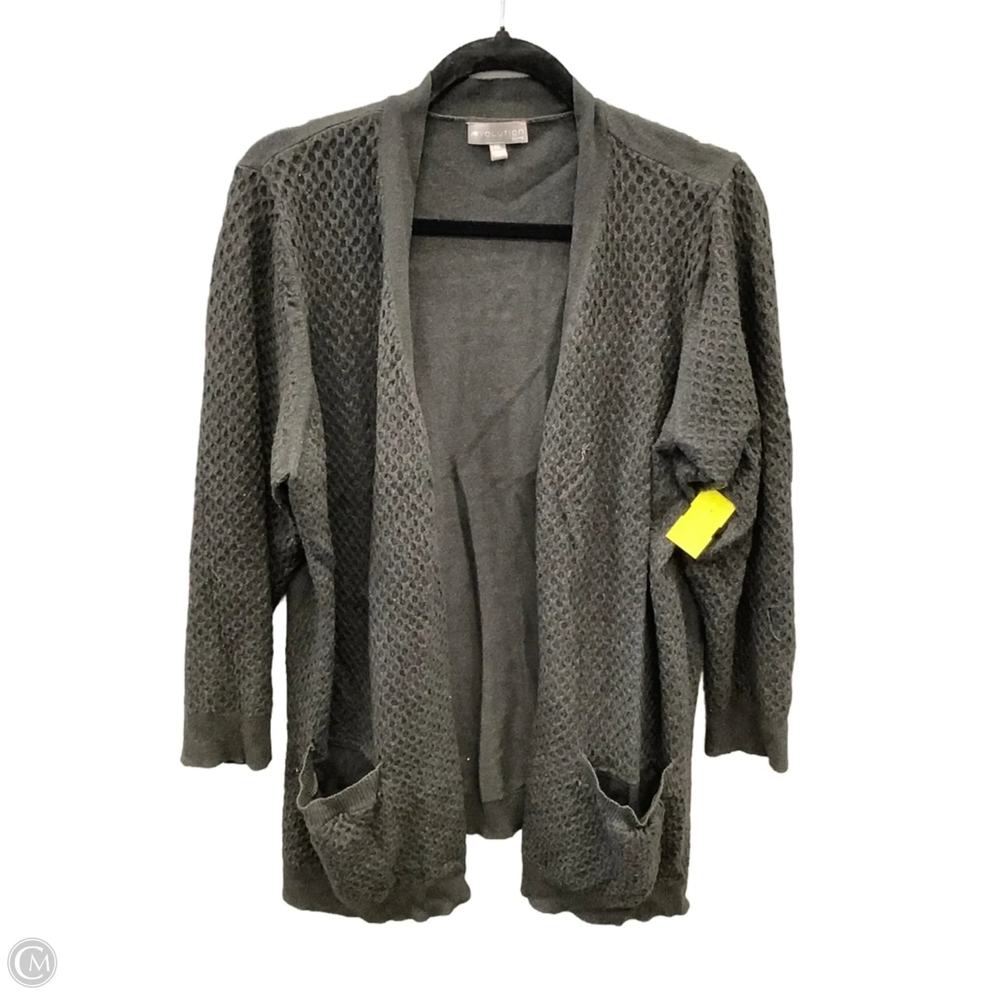 Cardigan By Evolution In Grey, Size: 2x