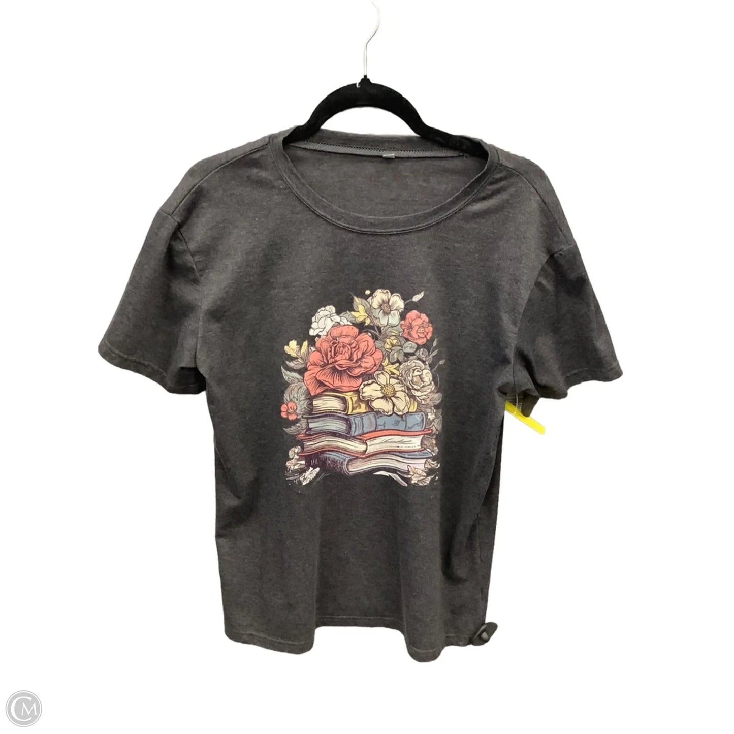 Top Short Sleeve By Clothes Mentor In Grey, Size: Xl