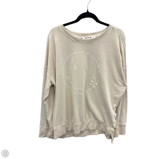 Top Long Sleeve By Three Bird Nest In Tan, Size: L
