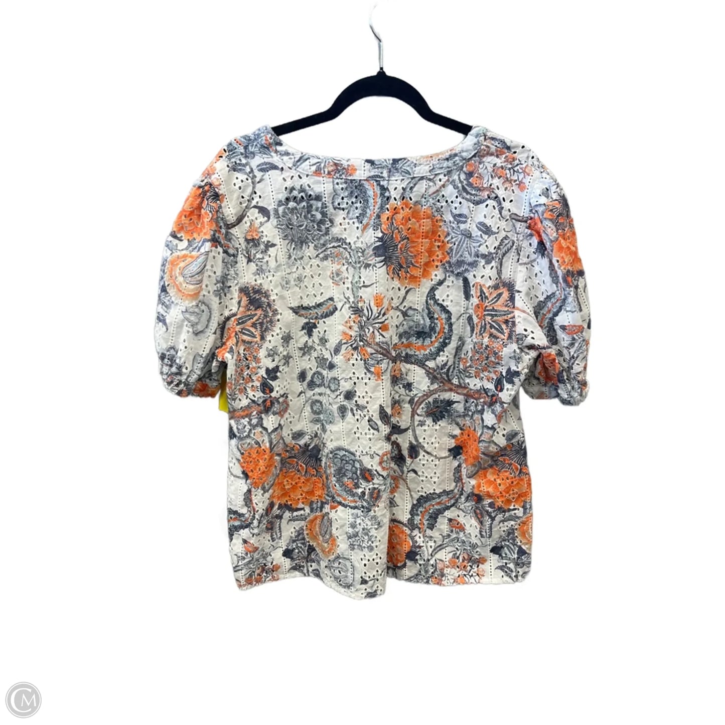 Top Short Sleeve By Chicos In Multi-colored, Size: Xl