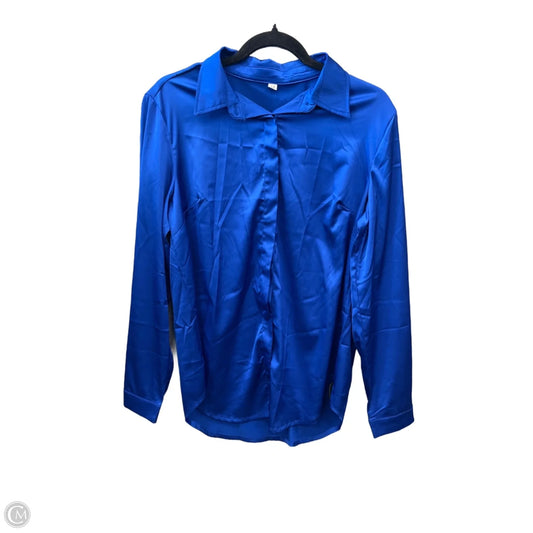 Top Long Sleeve By Clothes Mentor In Blue, Size: M