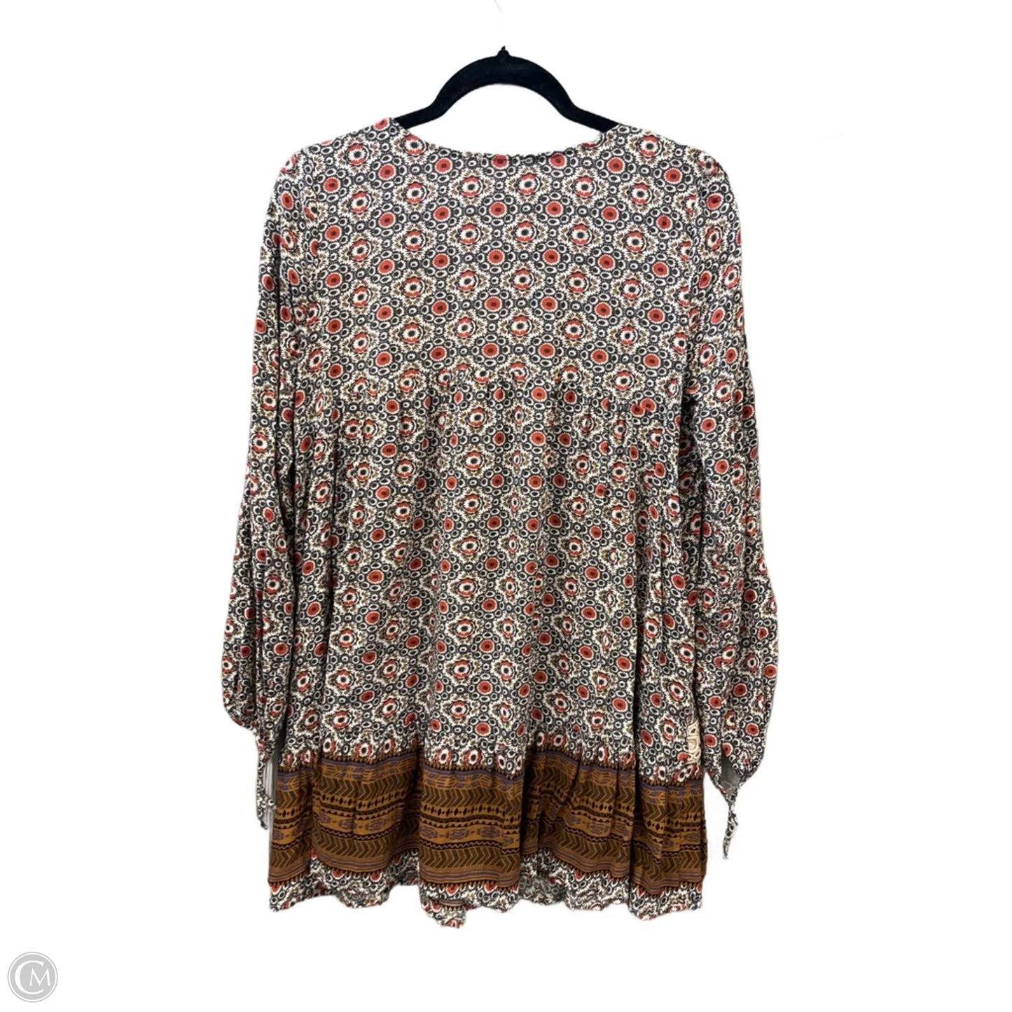 Top Long Sleeve By Kori America In Multi-colored, Size: M