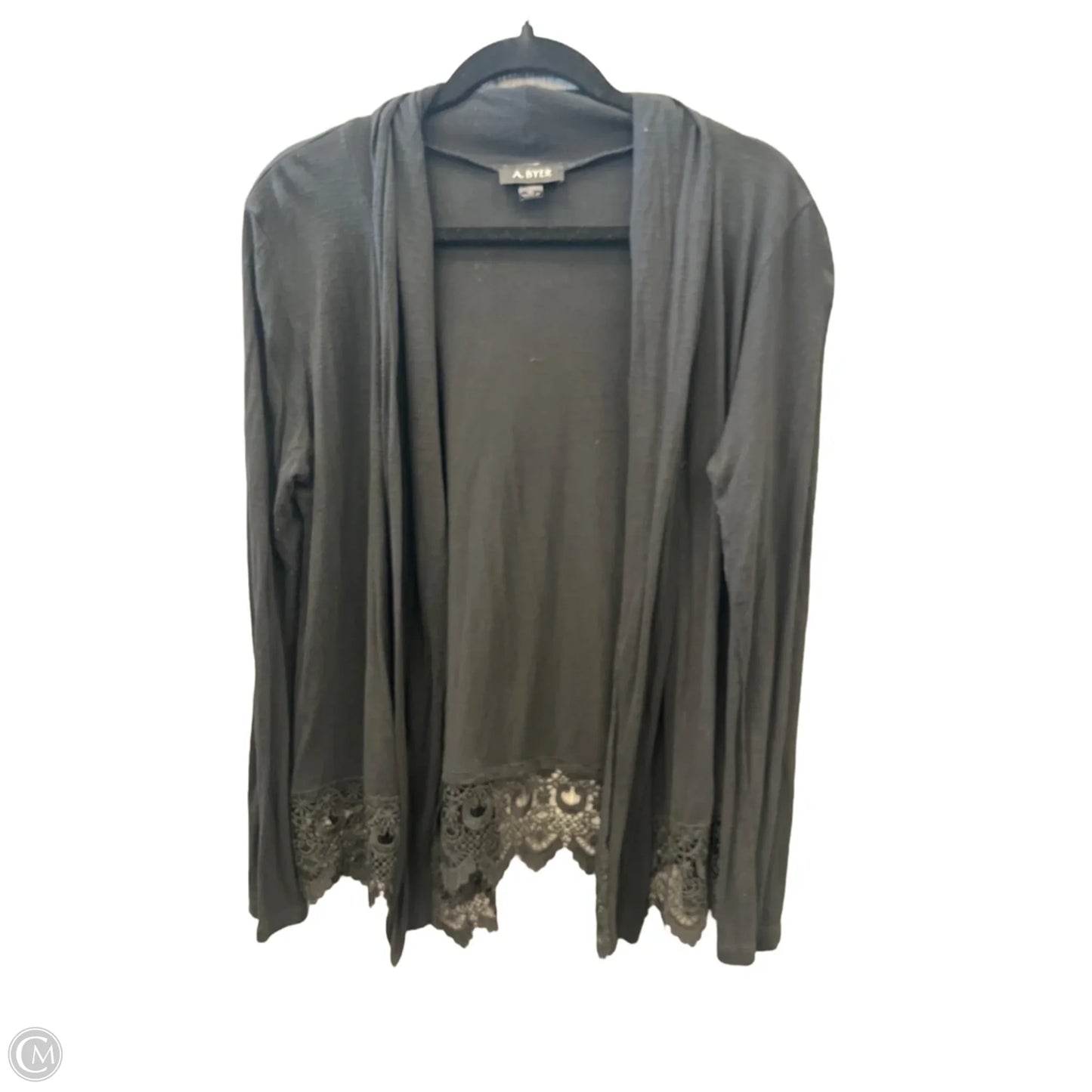 Cardigan By A Byer In Black, Size: Xl