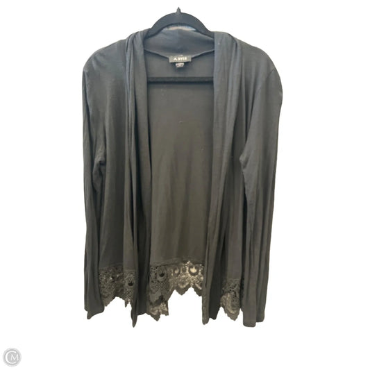 Cardigan By A Byer In Black, Size: Xl